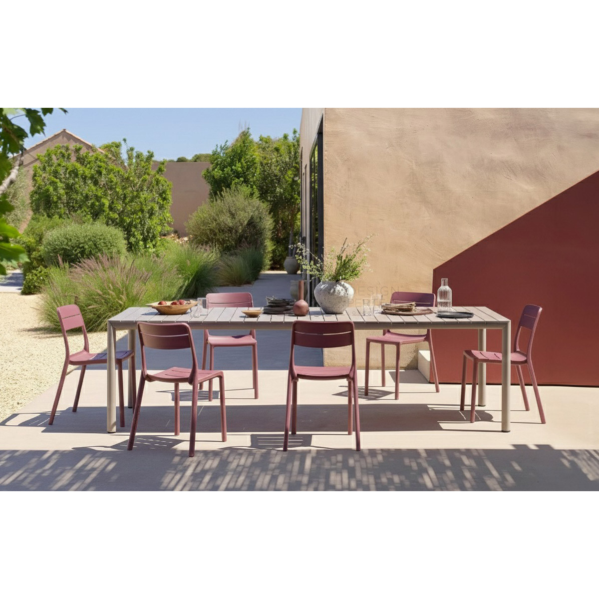 Set tavolo Tevere 210 Extensible con 6 Cassia Bistrot