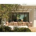 Set tavolo Tevere 210 Extensible con 6 Trill bistrot Nardi ambientazione