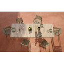 Set tavolo Tevere 210 Extensible con 6 Doga Armchair Nardi ambientazione