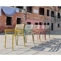 Set tavolo Tevere 210 Extensible con 6 Doga Armchair Nardi ambientazione