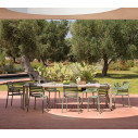 Set tavolo Tevere 210 Extensible con 6 Doga Bistrot Nardi ambientazione