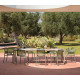 Set tavolo Tevere 210 Extensible con 6 sedie Doga Bistrot Nardi ambientazione