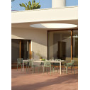 Set tavolo Tevere 210 Extensible con 6 Doga Bistrot Nardi ambientazione