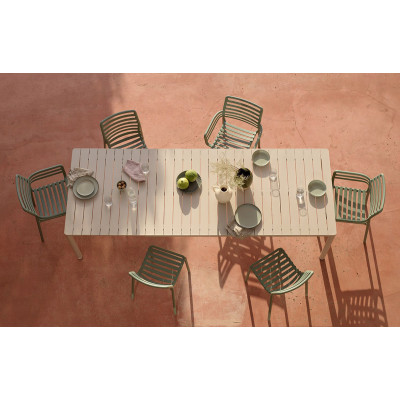 Set tavolo Tevere 210 Extensible con 6 Doga Bistrot