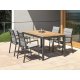 Set Tavolo Timber 156 con Poltroncine Timber ambientazione