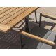Set Tavolo Timber 156 con Poltroncine Timber ambientazione