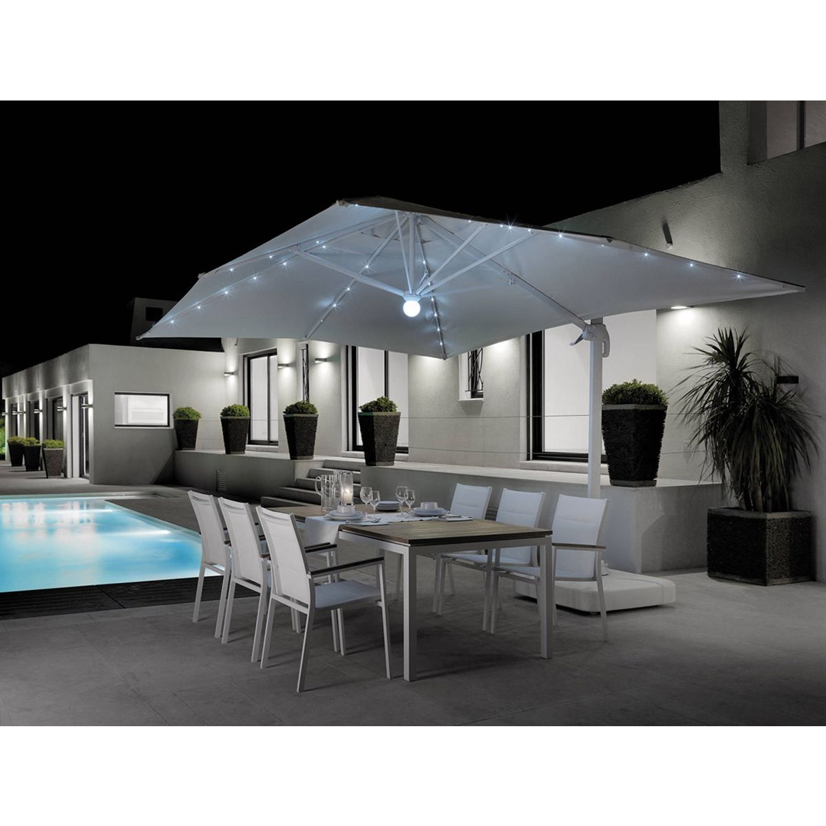Set Tavolo Timber 156 con 6 poltroncine Timber