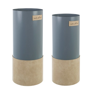 Set2 Portaombrello Urban Chic tondo grigio-beige
