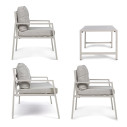 Set4 Salotto Lorillard New avorio Bizzotto vista