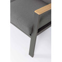 Set4 Salotto Belmar antracite Bizzotto dettaglio