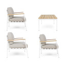 Set4 Salotto Belmar bianco Bizzotto vista