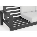 Set4 Salotto c-c Baltic antracite yk13 Bizzotto dettaglio