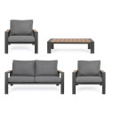 Set4 Salotto Einar antracite Bizzotto vista