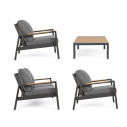 Set4 Salotto Einar antracite Bizzotto vista
