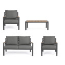 Set4 Salotto Ernst antracite Bizzotto vista