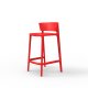 Sgabello Africa Vondom H 64,5 rosso