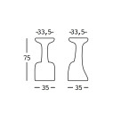 Armillaria stool Plust dimensioni