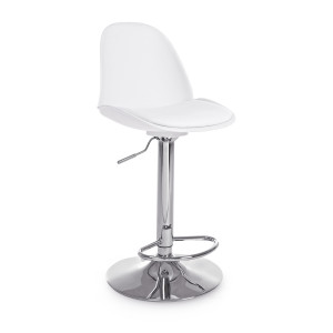 Sgabello bar Clapton bianco