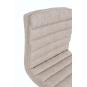 Sgabello bar Connor grigio chiaro vintage Bizzotto dettaglio
