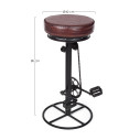 Sgabello bar Cycle H 80 Bizzotto diemnsioni