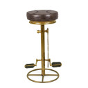 Sgabello bar Cycle oro H 80 Bizzotto vista