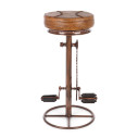 Sgabello bar Cycle rame H 80 Bizzotto vista