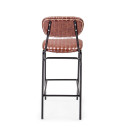 Sgabello bar Debbie arancio vintage Bizzotto vista