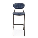 Sgabello bar Debbie blu vintage Bizzotto vista