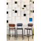 Sgabello bar Debbie blu vintage Bizzotto ambientazione