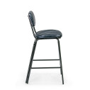 Sgabello bar Debbie blu vintage Bizzotto vista