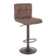 Sgabello bar Greyson marrone vintage Bizzotto vista