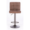Sgabello bar Greyson marrone vintage Bizzotto vista