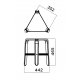 Picapau Sgabello basso Infiniti Design dimensioni