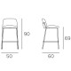 Sgabello Easy Target Point dimensioni