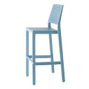 Sgabello Emi H.75 Scab Design Azzurro