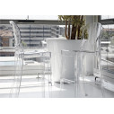 Sgabello Igloo H.65 Policarbonato trasparente