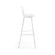 Sgabello Brighter bianco altezza 75 cm vista