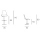 Sgabello Maiorca Round Target Point dimensioni