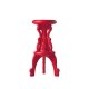 Sgabello Mister Of Love Slide Design rosso fuoco