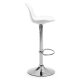 Sgabello Orlando-T bianco altezza 60-82 cm vista