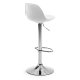 Sgabello Orlando-T bianco altezza 60-82 cm vista