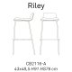 Sgabello Riley Soft CB/2116-A Connubia dimensioni