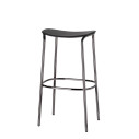 Sgabello Trick wood H.75 Scab ambientazione rovere tinto nero