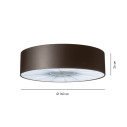 Skin Lampada da soffitto Axolight dimensioni