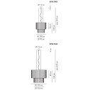 Skirt Doppia Lampada a sospensione Axolight dimensioni