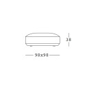 Softer Pouf PLUST dimensioni