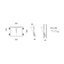 Spakko 2369A Lampada a incasso a parete 9010 novantadieci dimensioni