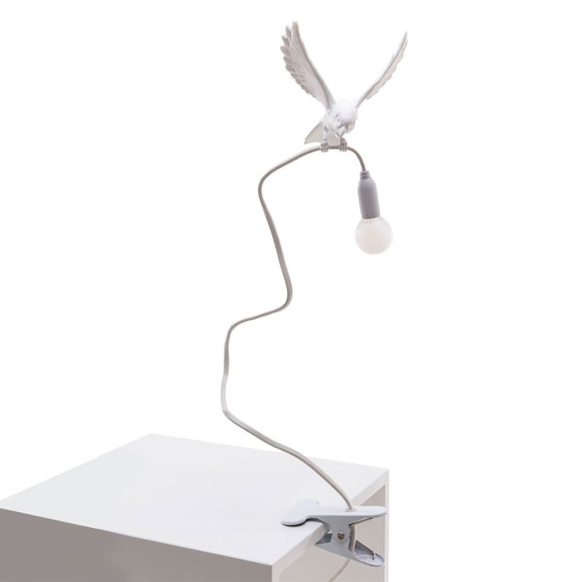 Sparrow Lamp con pinza Landing Seletti 