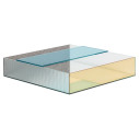 Spectrum Tavolo basso 100x100x31 Glas vista