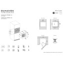 Dunavox Spirit-19 cantina vino 19 bottiglie integrata Full glass Nera disegni di installazione